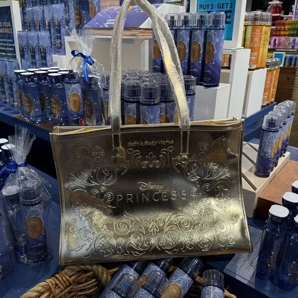 Disney Gold Embossed Tote Bag - Picture 7 of 9